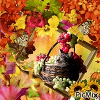 Herbst automne autumn animerad GIF