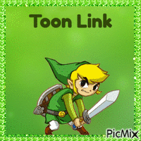 Toon Link animerad GIF