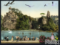 buttes chaumont - GIF animado grátis