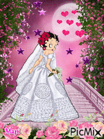 Betty la mariée - 無料のアニメーション GIF