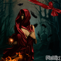 Salem witch - Бесплатный анимированный гифка