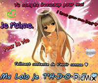 Ma Lolo que j'adore ♥ - Бесплатный анимированный гифка