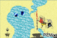 l'eau qui se promene - Bezmaksas animēts GIF