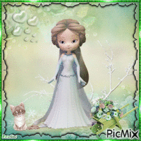 Petite princesse - GIF animé gratuit