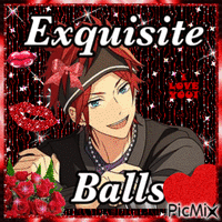rinne amagi's exquisite balls GIF animado