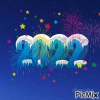 2022-Happy New Year! анимированный гифка