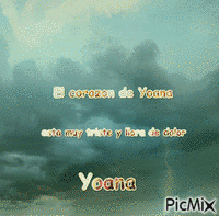 El corazon de Yoana esta muy triste y llora de dolor!!! Animated GIF