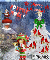 Merry Christmas animerad GIF
