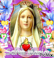 HOLY MARY geanimeerde GIF
