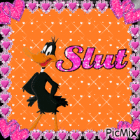 Daffy Duck is a slut animovaný GIF
