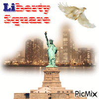Liberty Square анимированный гифка