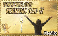 Praising God - Nemokamas animacinis gif