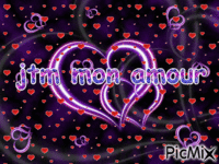 mon amour - Gratis animeret GIF