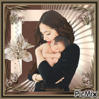 Mother and child - GIF animate gratis