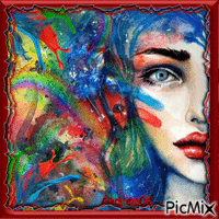 Multicolored abstraction... animirani GIF