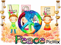World Peace GIF animé