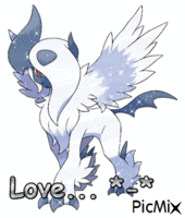love Absol *-* - Free animated GIF