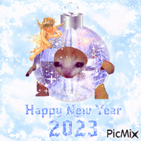 happy new year 2023 - GIF animé gratuit
