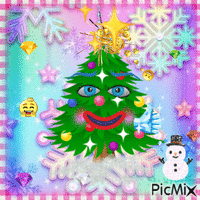 Emoji-Christmas  🙂🎄❄️❄️ GIF animado