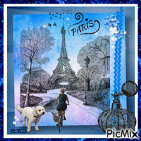 petit tour à Paris animēts GIF