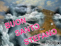 BUON SANTO STEFANO анимированный гифка