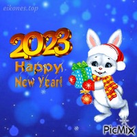 Happy New Year 2023- GIF animé