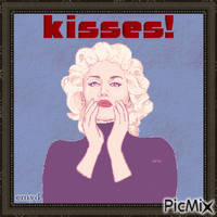 Kisses! - GIF เคลื่อนไหวฟรี