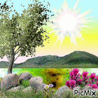 Sunshiny day animovaný GIF