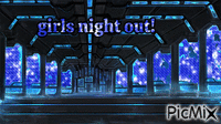 girls night x3 - GIF animado grátis