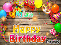 Happy Birthday - GIF animé gratuit