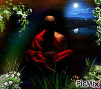boeddha animovaný GIF
