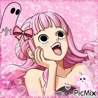 perona from one piece анимиран GIF