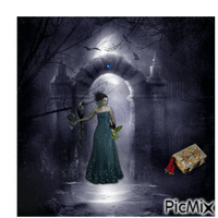Lost gothic princess` GIF animé