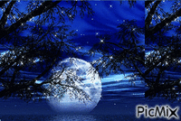 rmanticni mjesec - Animovaný GIF zadarmo