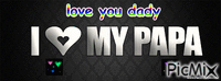 love dady - Darmowy animowany GIF