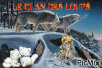 les loups - Безплатен анимиран GIF