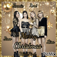 Gold Christmas ~ BLACKPINK GIF แบบเคลื่อนไหว