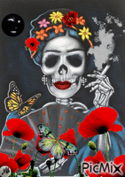 Catrina de Frida animirani GIF