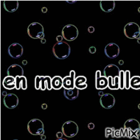 en mode bulle - 免费动画 GIF