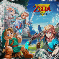 The legend of Zelda - Breath of the wild アニメーションGIF