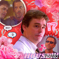House and Wilson Love 动画 GIF