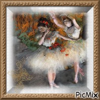 Les ballerines d'Edgar Degas.