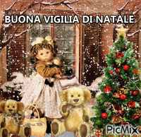 BUONA VIGILIA DI NATALE animēts GIF