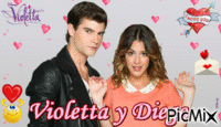 Violetta y Diego - Besplatni animirani GIF