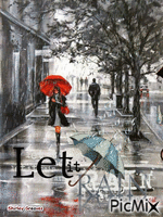 Let it rain GIF animé