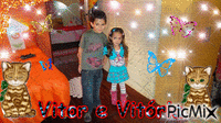 Vitor e Vitória - Gratis geanimeerde GIF
