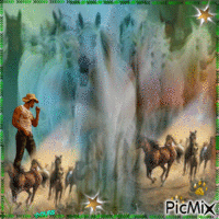 GALOP de CHEVAUX - Free animated GIF
