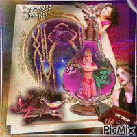Evening dreams with fairy tales анимиран GIF