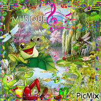 les grenouilles en musique