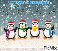 88 days to christmas - Besplatni animirani GIF